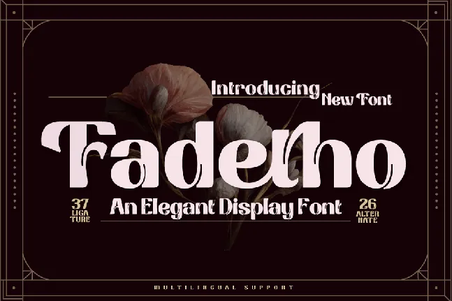 Fadethotrial font