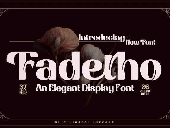 Fadethotrial font