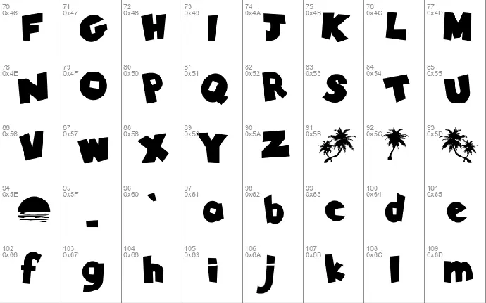 Tiki Tropic font