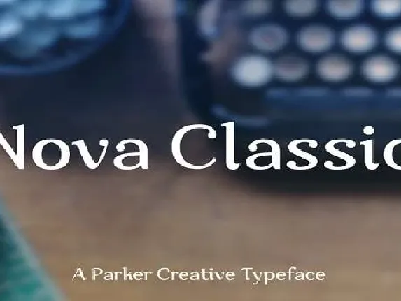 Nova Classic font