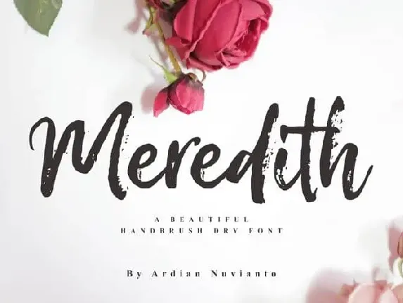 Meredith Brush font