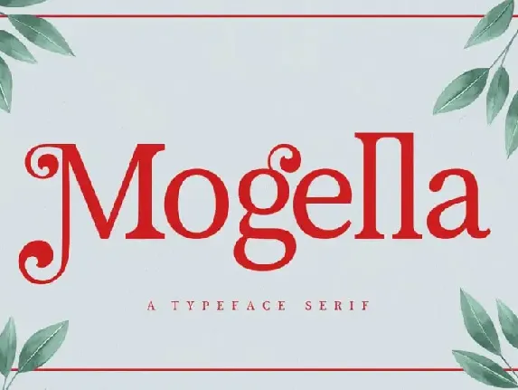 Mogella Serif font