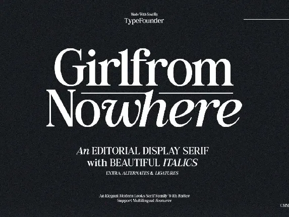 Girlfrom Nowhere font