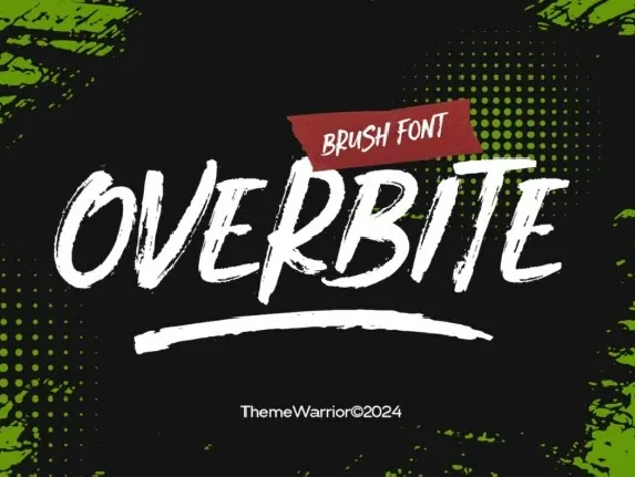 Overbite font