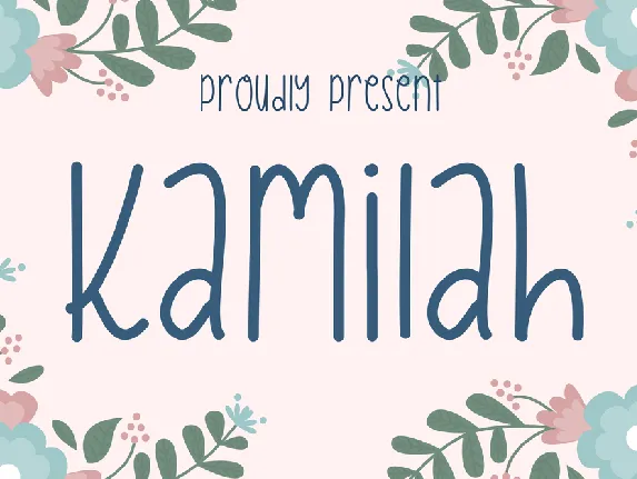 Kamilah font