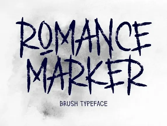 ROMANCE MARKER font