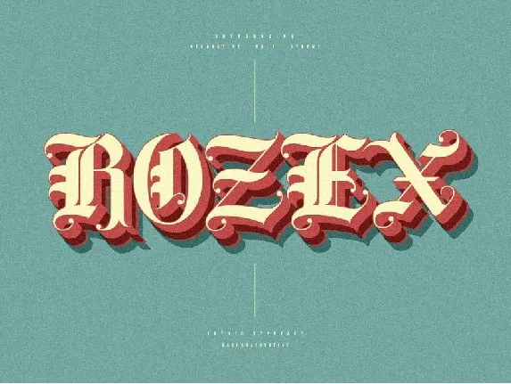 Rozex font