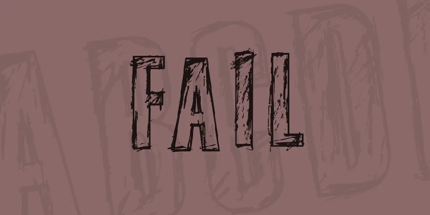 fail font