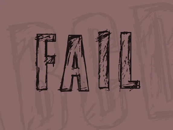 fail font