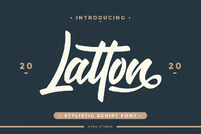 Latton font