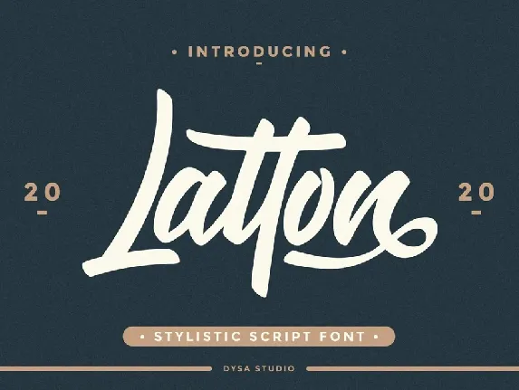 Latton font