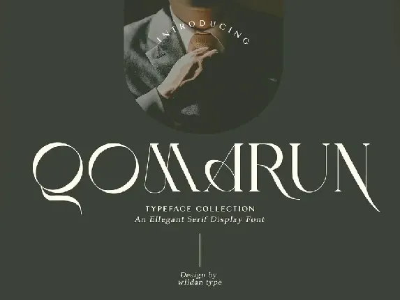 Qomarun Serif font