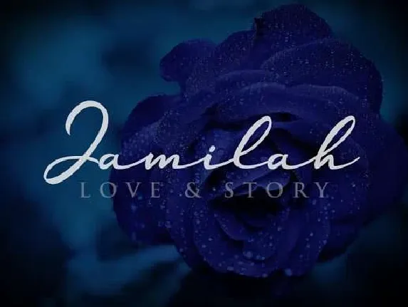 Jamilah font