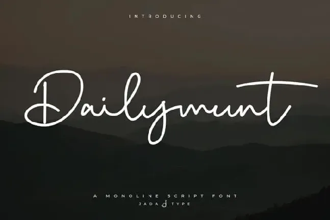 Dailymunt Handwritten font