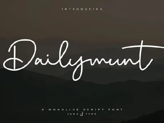 Dailymunt Handwritten font