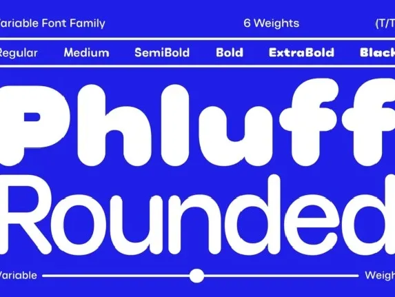 Phluff Family font