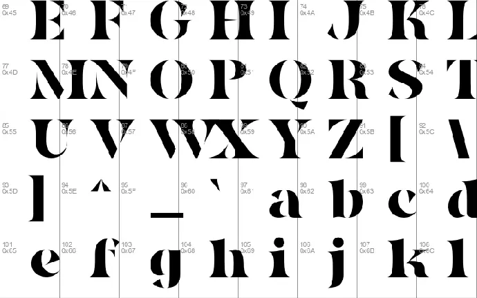 NOLEX font