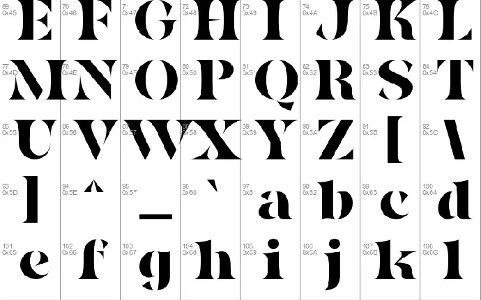 NOLEX font