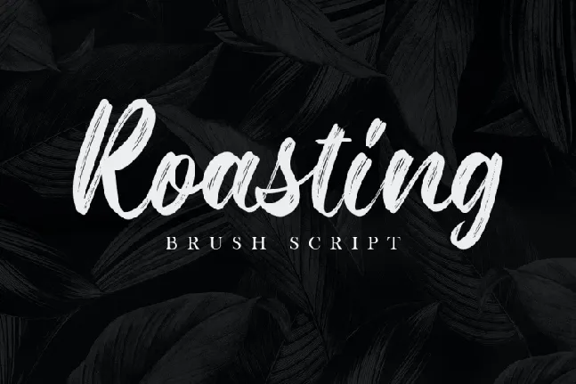 Roasting font