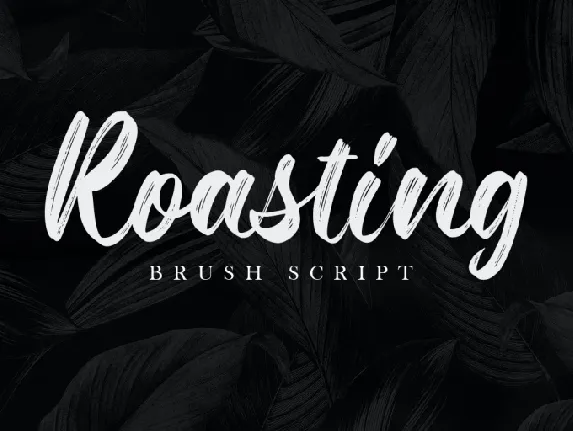 Roasting font