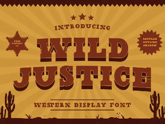 Wild Justice - Free Trial font