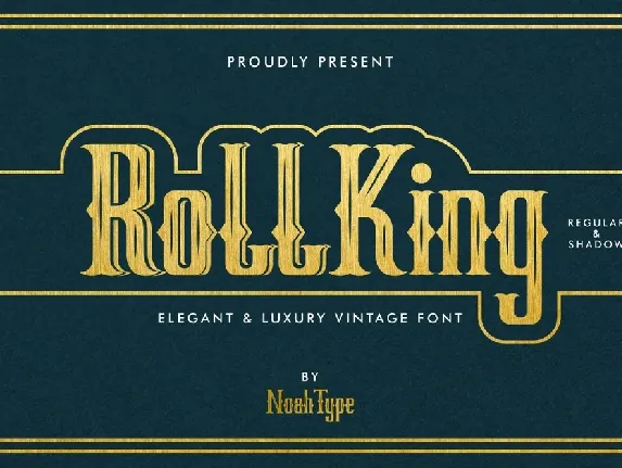 RollKing font