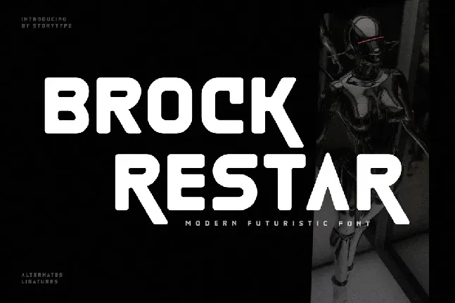 Brock Restar font