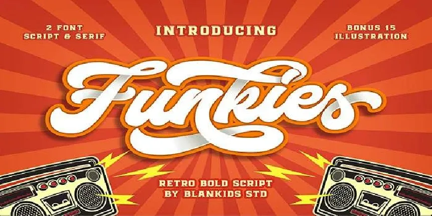 Funkies font