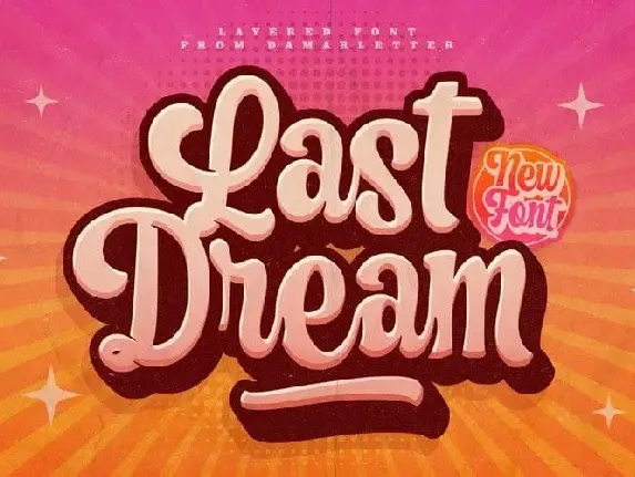 Last Dream Script font