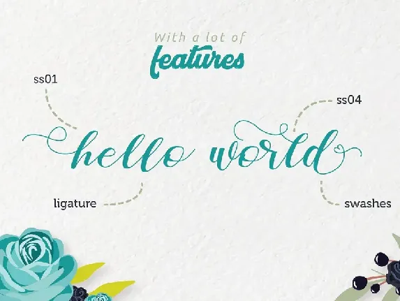 ZELIFA Script font