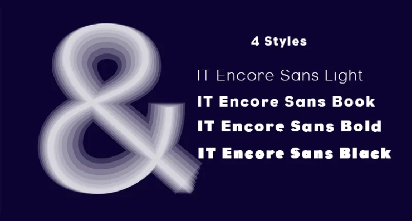 IT Encore Sans Typeface font