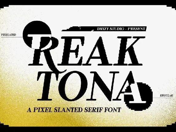 Reaktona Demo font