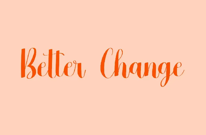 Better Change font