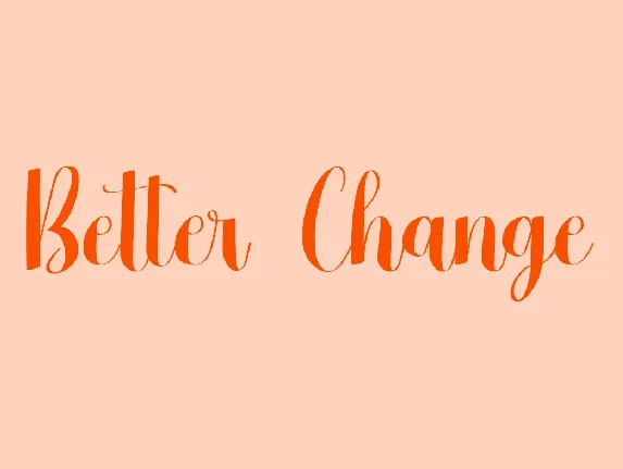 Better Change font