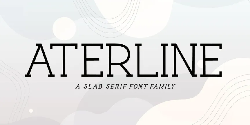 Aterline font