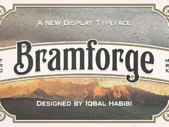 Bramforge font