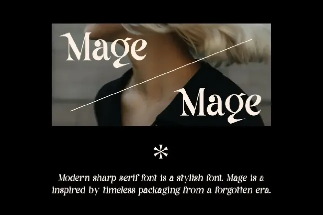 Mage DEMO font