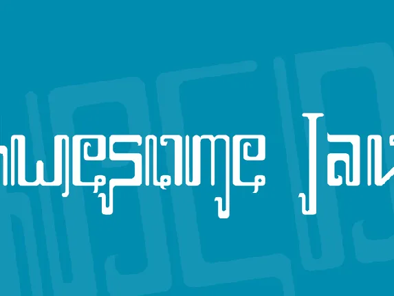 Awesome Java font