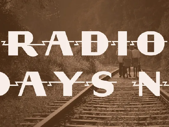 Radio Days NF font