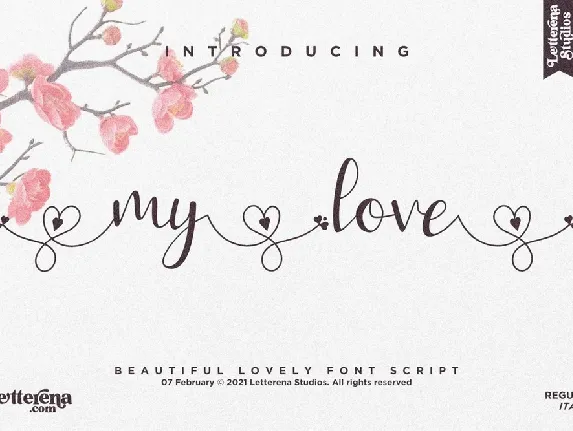 My Love font