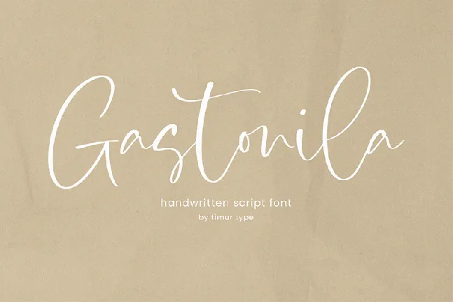 Gastonila font