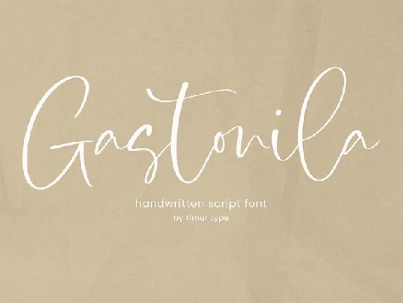 Gastonila font