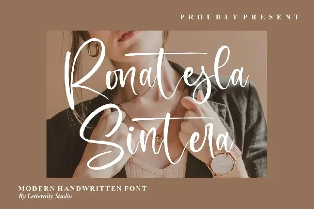 Ronatesla Sintera font