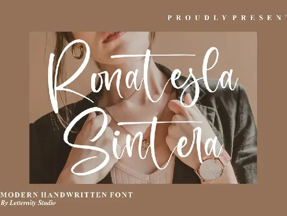 Ronatesla Sintera font