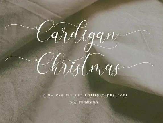 Cardigan Christmas font