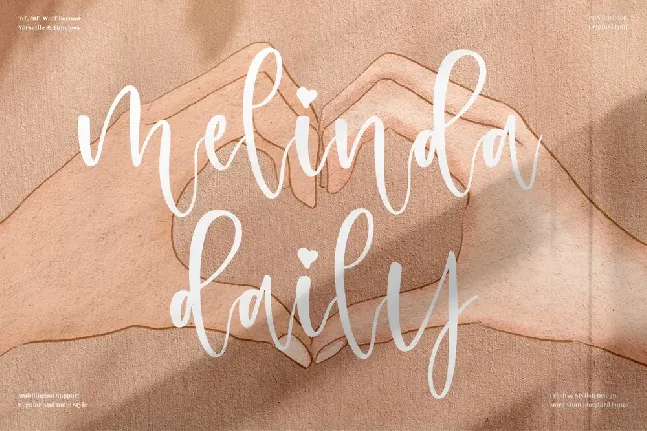 Melinda Daily font