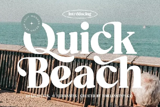 Quick Beach font