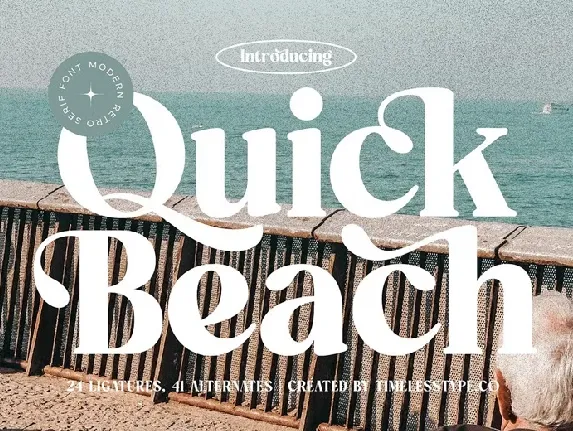 Quick Beach font