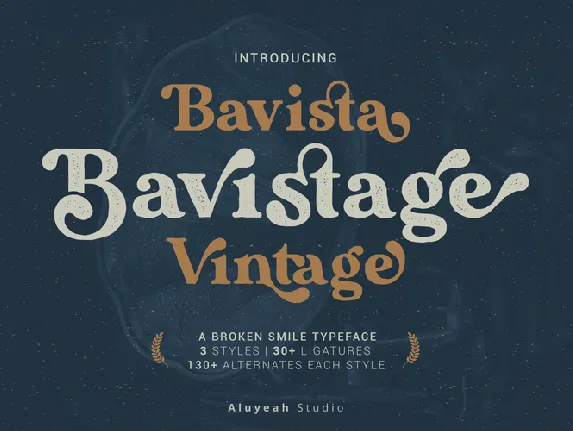 Bavistage font