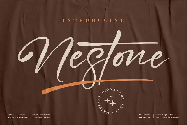 Nestone font